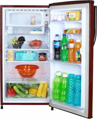 ONIDA 190 L Direct Cool Single Door 3 Star Refrigerator (FLORAL RED, RDS1903R) ONIDA 190 L Direct Cool Single Door 3 Star Refrigerator (FLORAL RED, RDS1903R)